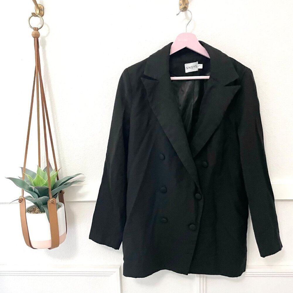 REVOLVE SNDYS Hills Black Blazer Size US 4
